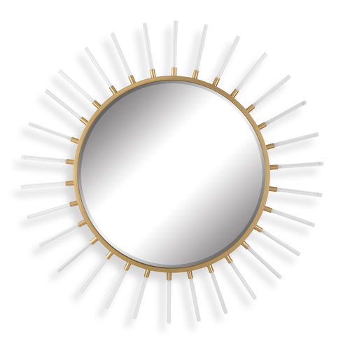 Oracle Round Starburst Mirror