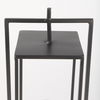 Albus II Small Black Metal Rectangular Table Candle Holder thumbnail 5