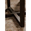 Joel Dining Table Dark Brown, by Moe's Home, 60" width x 30" height x 60" depth thumbnail 9