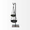 Ellis 10L x 4W Black Metal Vintage Inspired Weighing Scale, Decorative Object by Mercana, 10" length x 4" width x 13" height thumbnail 4