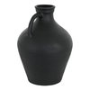Lyra Vase Black Terracotta, by Moe's Home, 9.5" width x 13" height x 9.5" depth thumbnail 2