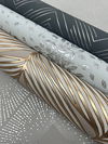 Polished Chevron Charcoal & Silver Wallpaper thumbnail 3