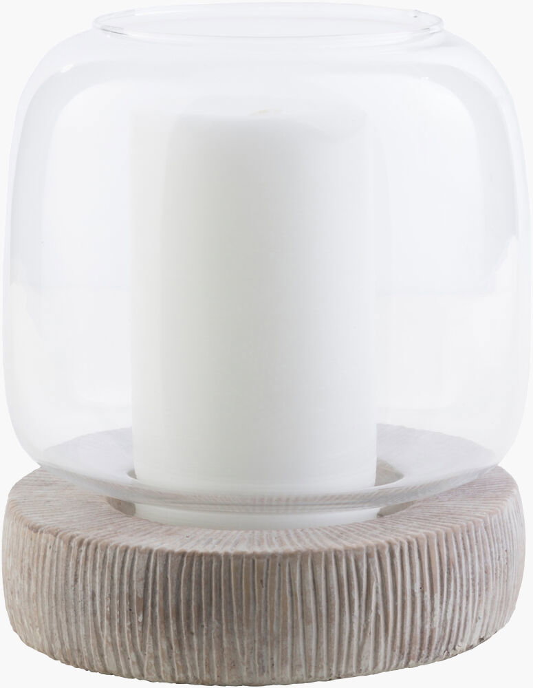 Odette Candleholder/Candle, Candles & Candle Holder by Surya, 7" width x 8" height