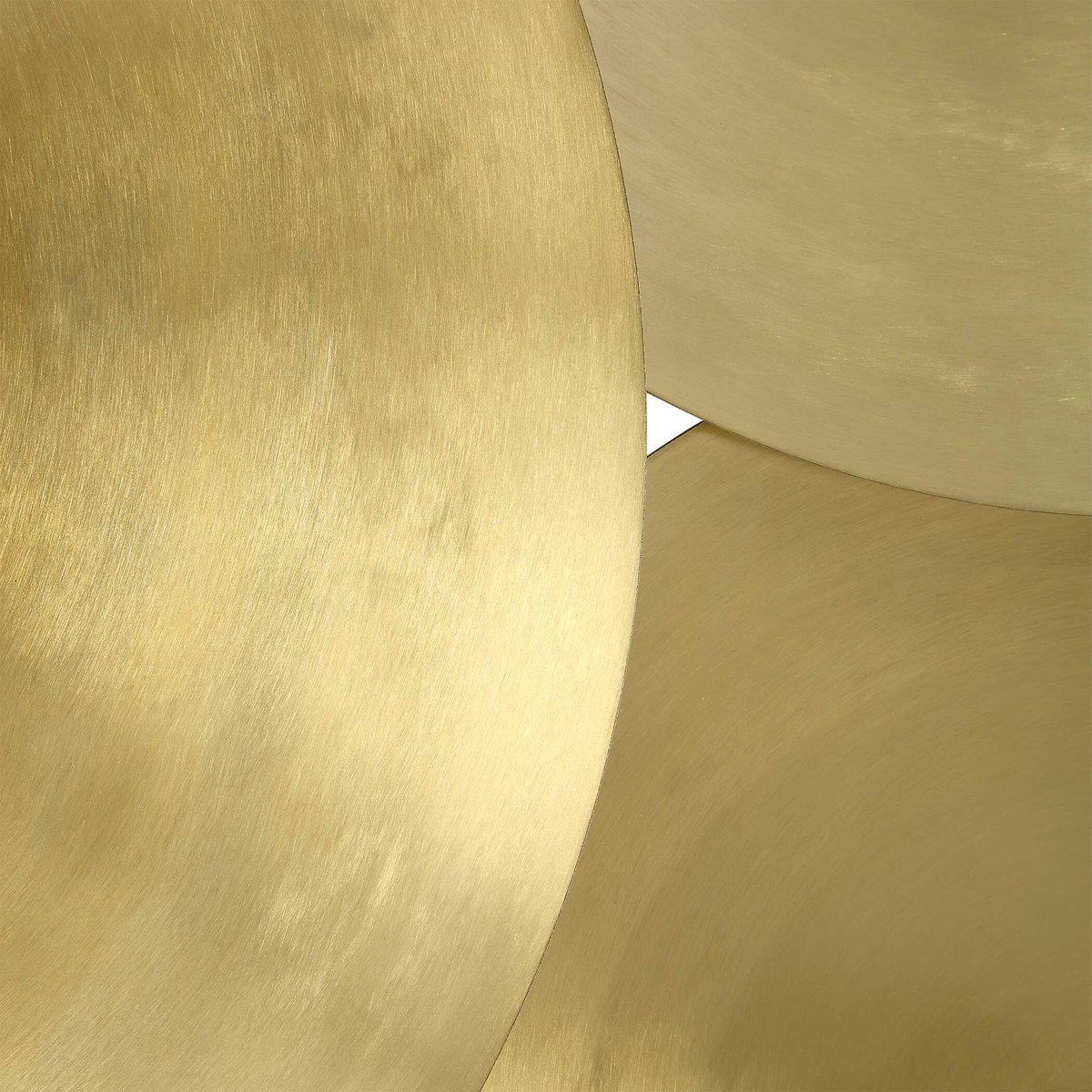 Cymbalic Round Brass Wall Art Set/3, Sculptural Wall Art by Uttermost, 27.5" width x 3.25" height x 27.5" depth View 7