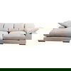 Plunge Sectional Cappuccino, Sectional Sofa by Moe's Home, 106" width x 34" height x 46" depth thumbnail 1