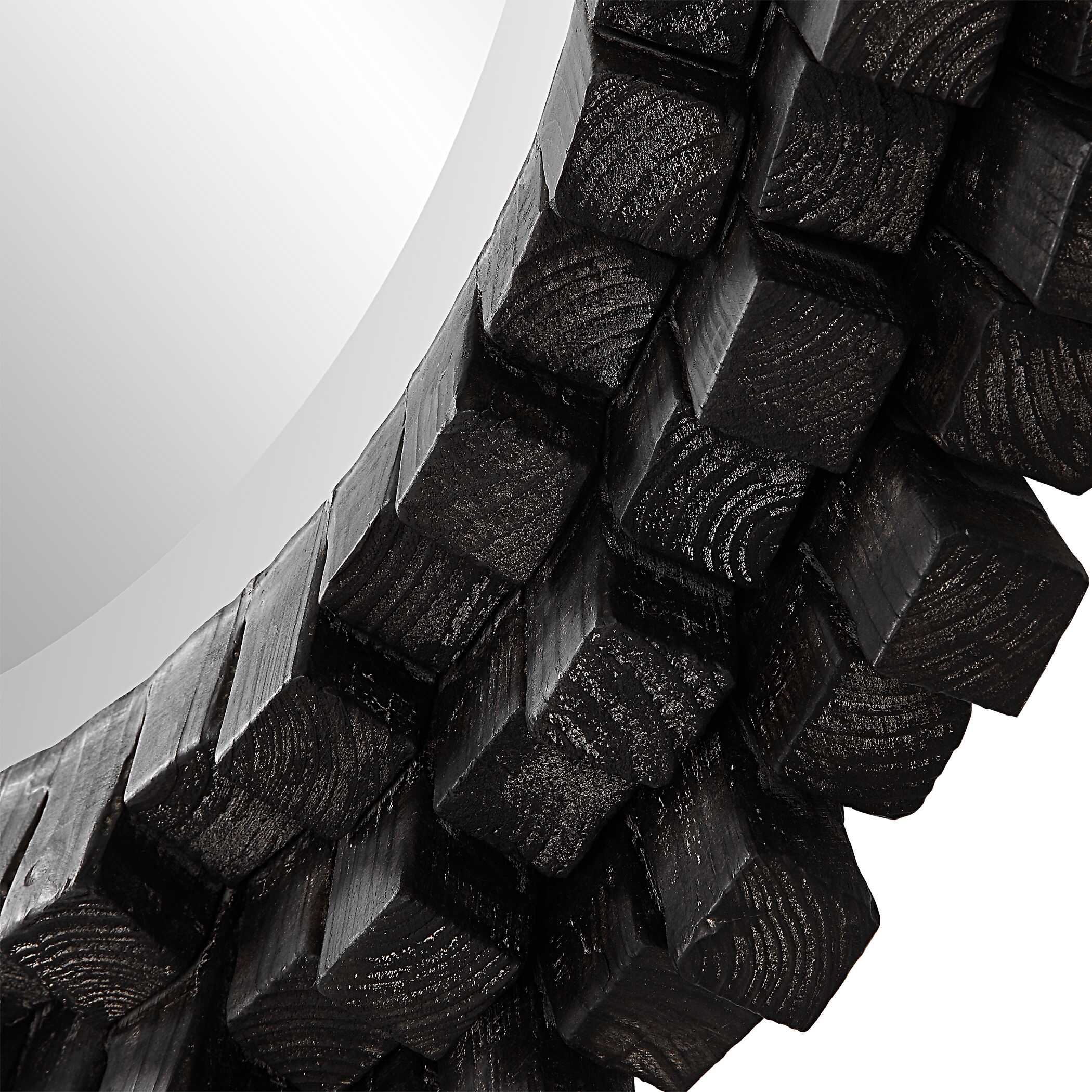 Circle Of Piers Round Mirror, by Uttermost, 42.12" width x 42.12" height x 3.75" depth View 6