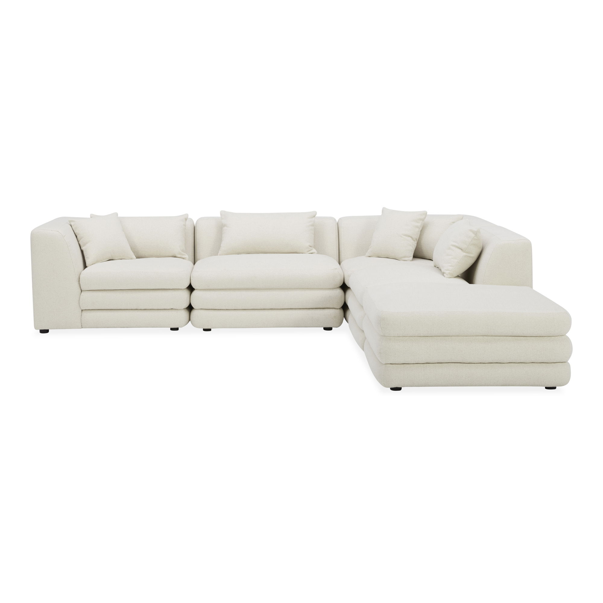 Lowtide Dream Modular Sectional Warm White large image 