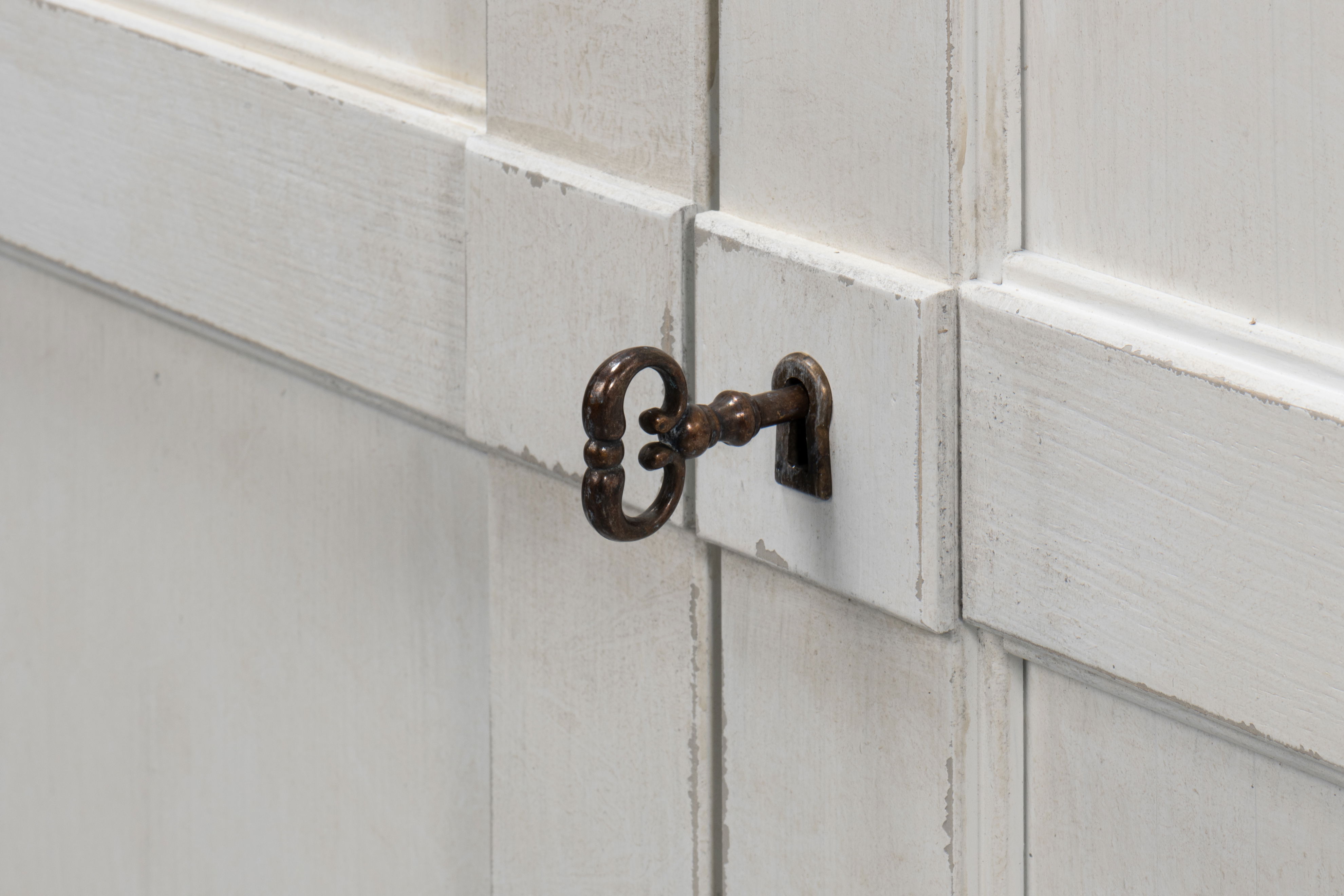 Luciana 6 Dr Buffet,112',St.Wh,Wood Dr, Cabinets & Sideboard by Sarreid, 112" length x 15" width x 38" height View 13