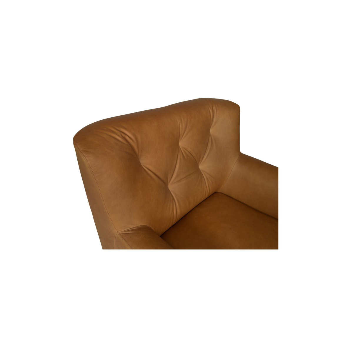 Sullivan Swivel Chair Tan, Accent Chair by Moe's Home, 34.65" width x 33" height x 34.65" depth View 6