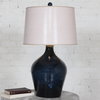 Lamone Blue Glass Lamp, by Uttermost, 1'6" width x 2'7" height x 1'6" depth thumbnail 4