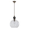 Mendota 1 Light Glass Pendant, Ceiling Light by Uttermost, 13.75" width x 19" height x 13.75" diameter x 13.75" depth thumbnail 4