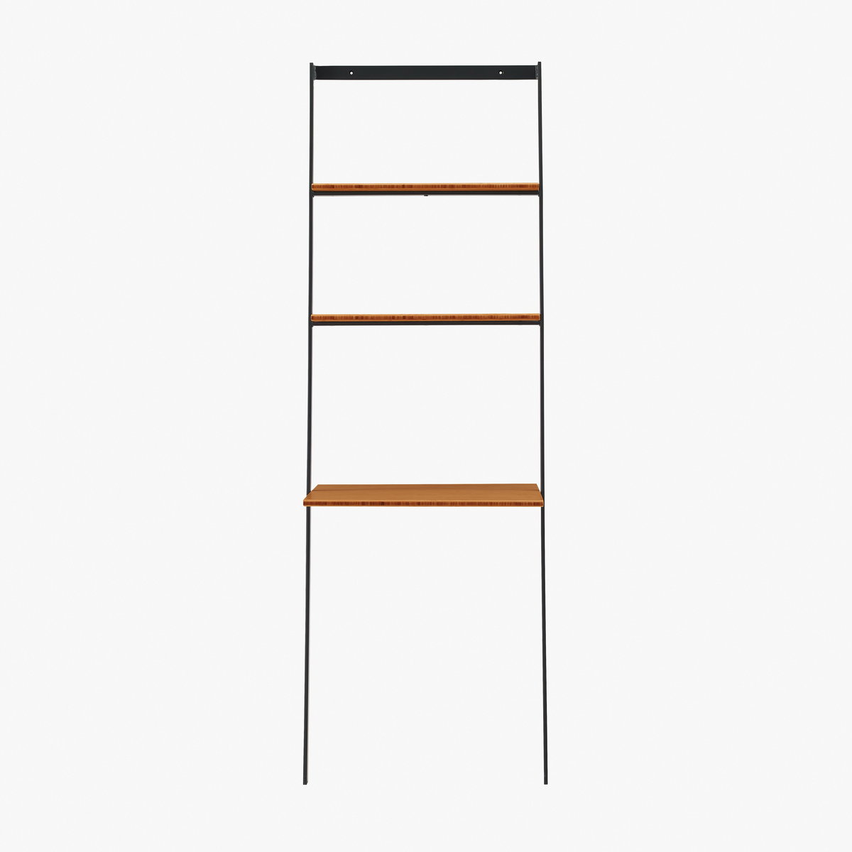 Studio Plus Leaning Desk, Amber, File Storage by Greenington, 25.2" length x 19" width x 76" height View 2