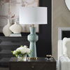 Pollard Slate Green Table Lamp, by Uttermost, 16" width x 29.75" height x 16" depth thumbnail 4