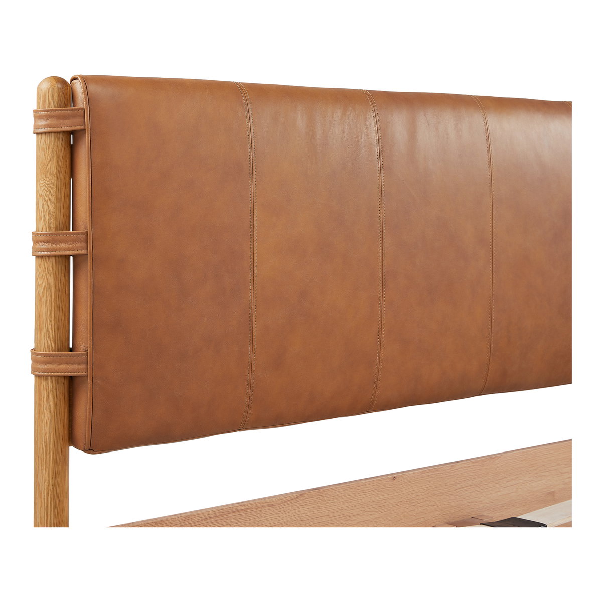Colby King Bed Brown, by Moe's Home, 83" width x 41.34" height x 83" depth View 9