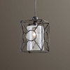 Arbela 1 Light Mini Pendant, Mini Light Pendant by Uttermost, 9" width x 15" height x 9" depth thumbnail 2