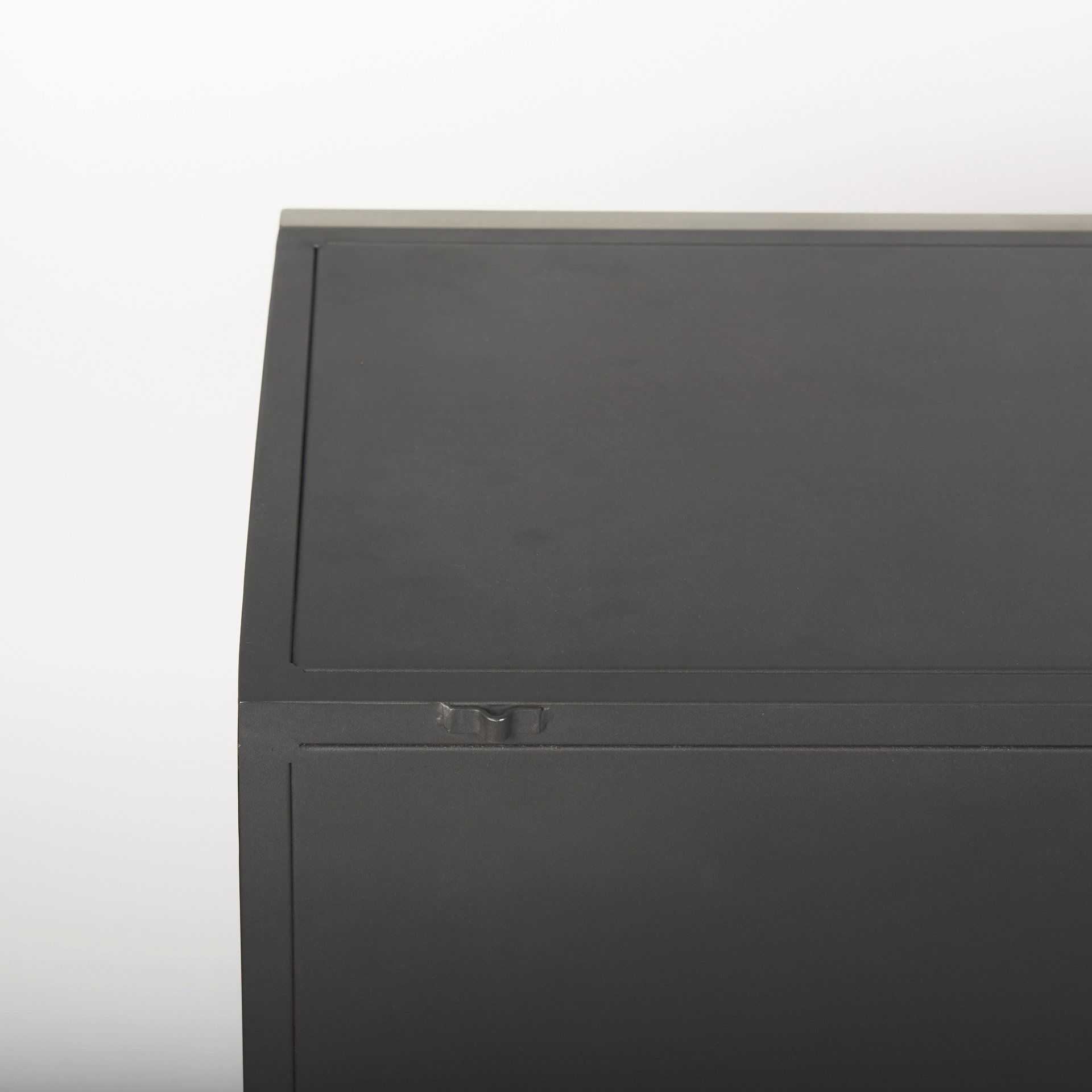 Roxdale  Acid Wash Metal Sideboard, Sideboards & Buffet by Mercana, 82" length x 18" width x 29" height View 11