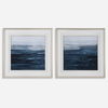 Rising Blue Abstract Framed Prints, Set/2 thumbnail 0