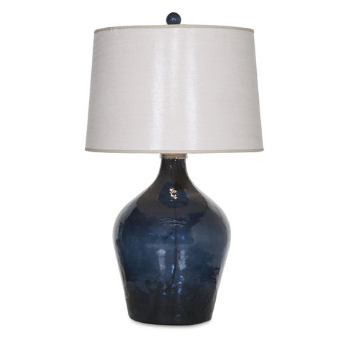 Lamone Blue Glass Lamp