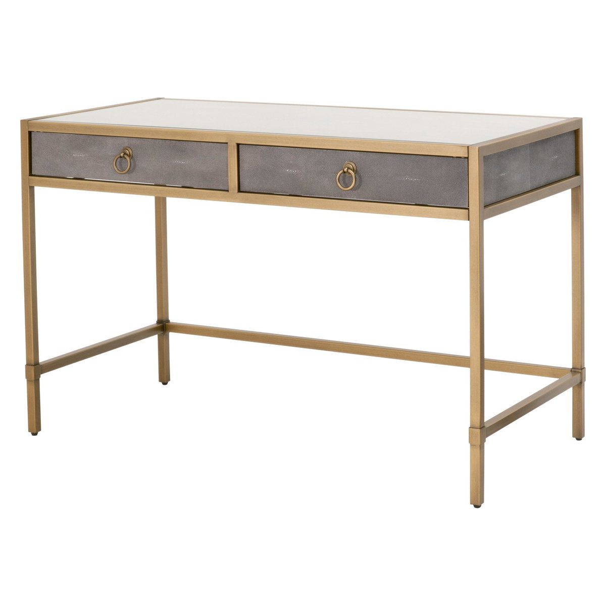 Strand Shagreen Desk, by Essentials for Living, 49" width x 31.5" height x 24" depth View 3