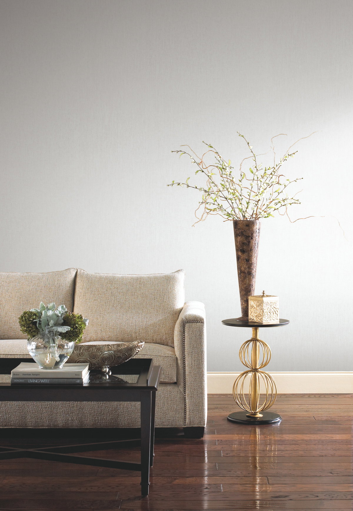 Paperweave Cream Wallpaper, by York Wall, 27' length x 2'3" width x 0.02" depth View 3