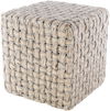 Cordoba Pouf, Ottoman by Surya, 18" width x 18" height thumbnail