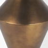 Perrin Large Brushed Gold Metal Decorative Vase, by Mercana, 9.5" length x 9.5" width x 13.25" height thumbnail 10