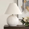 Meryl Aged White Table Lamp, by Uttermost, 1'8" width x 2'0.5" height x 1'8" depth thumbnail 4
