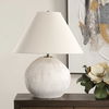 Meryl Aged White Table Lamp, by Uttermost, 20" width x 24.5" height x 20" depth thumbnail 4