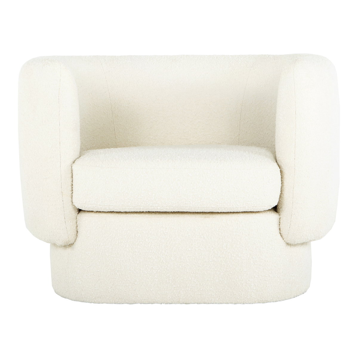 Koba Chair Maya White, Accent Chair by Moe's Home, 40" width x 29" height x 33.75" depth View 1