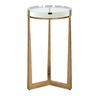 Midas Antique Gold Accent Table thumbnail 0
