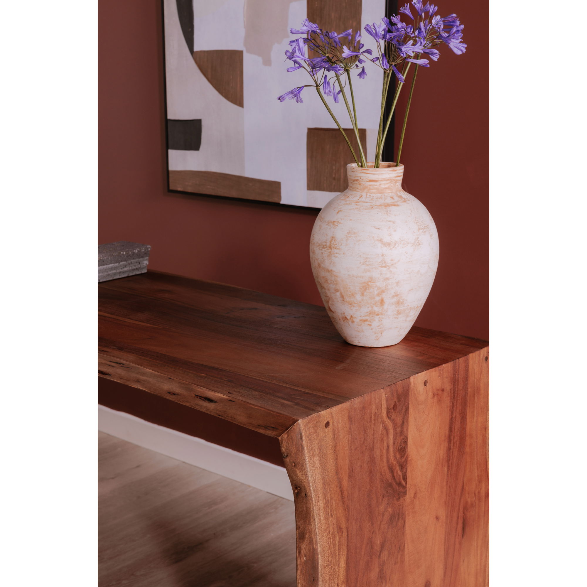 Tyrell Desk Natural Brown, by Moe's Home, 60" width x 30" height x 24" depth View 8