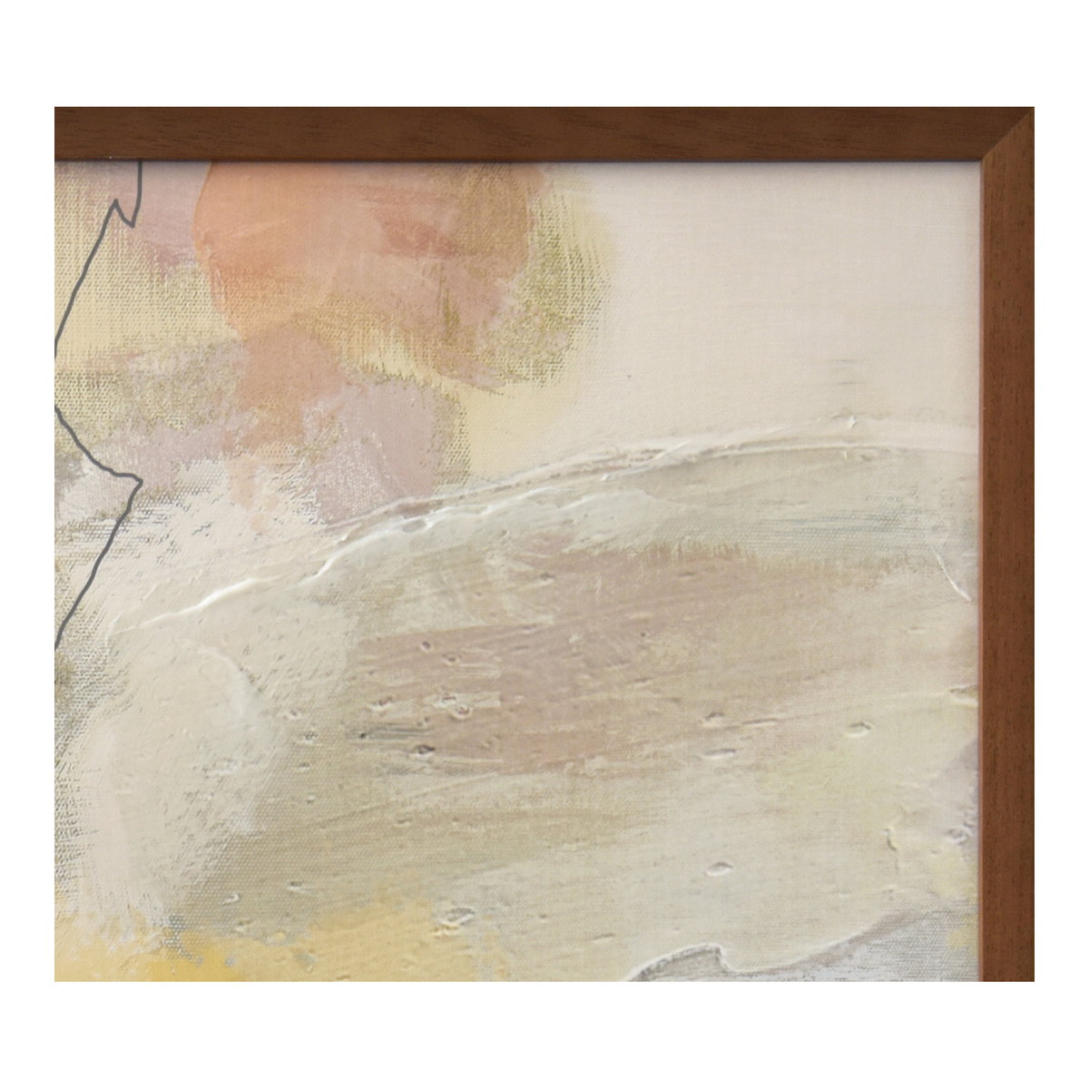 Serendipity Framed Painting, by Moe's Home, 48" width x 48" height x 2.25" depth View 3