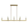 Cordoba 8 Light Linear Chandelier, Pendant by Uttermost, 51.5" width x 8.5" height x 14.25" depth thumbnail 8
