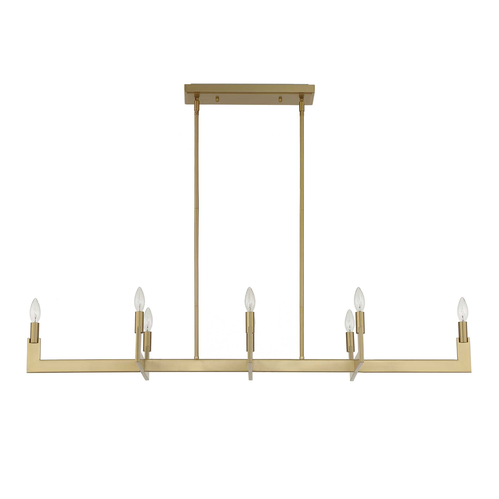 Cordoba 8 Light Linear Chandelier large image 