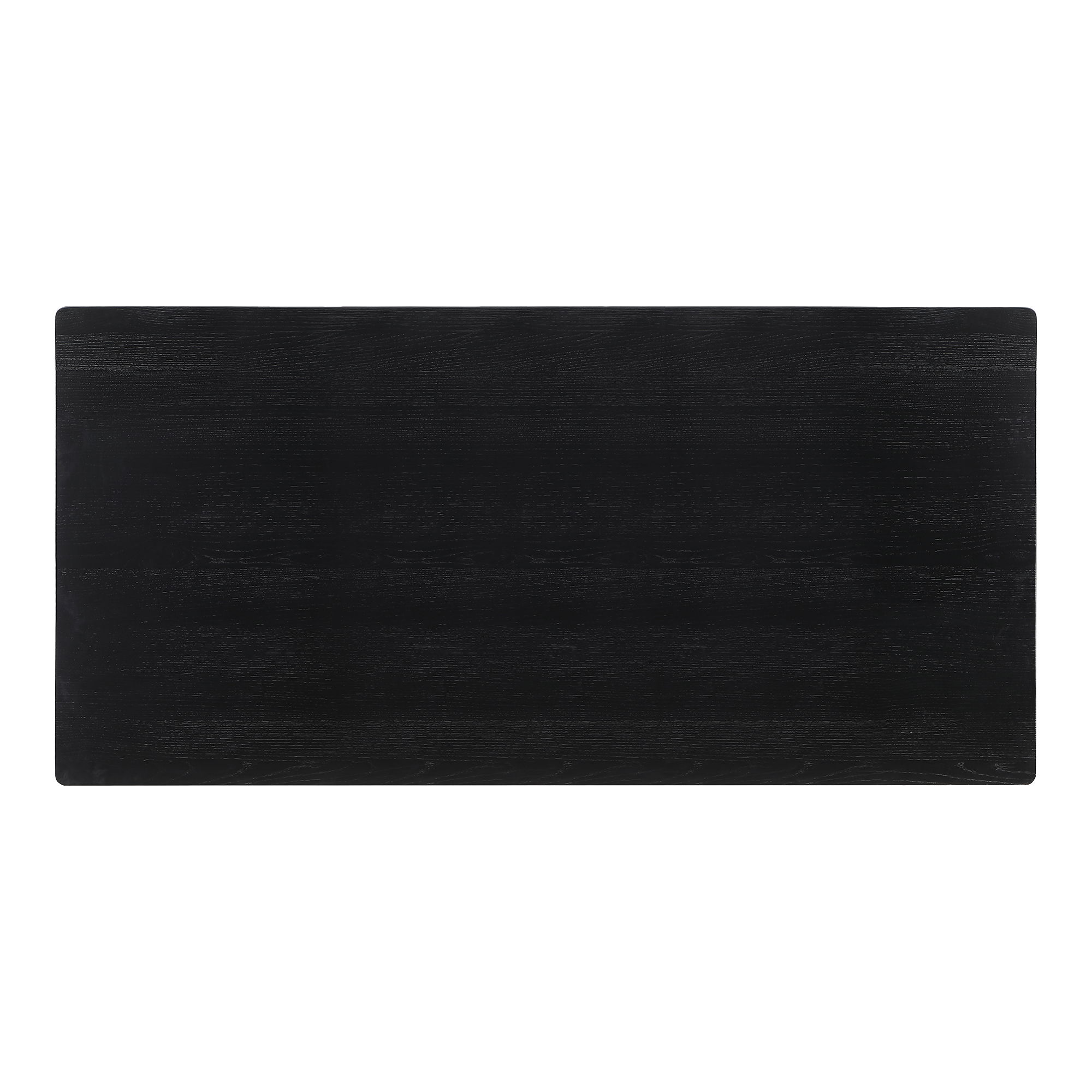 Silas Dining Table Black Ash, by Moe's Home, 76" width x 29.5" height x 36" depth View 5