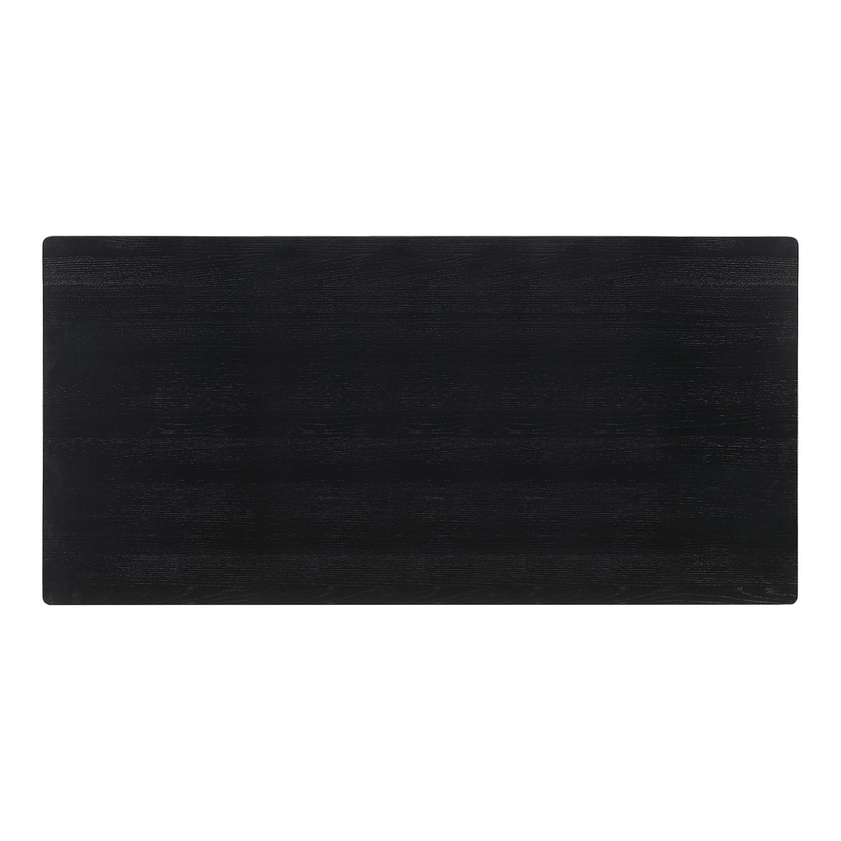 Silas Dining Table Black Ash, by Moe's Home, 76" width x 29.5" height x 36" depth View 5