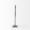 Elio  Small Studded hoop object, Decorative Object by Mercana, 7.48" length x 2.95" width x 13.19" height thumbnail 3