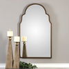 Brayden Arch Metal Mirror, by Uttermost, 24.25" width x 40.75" height x 1" depth thumbnail 6