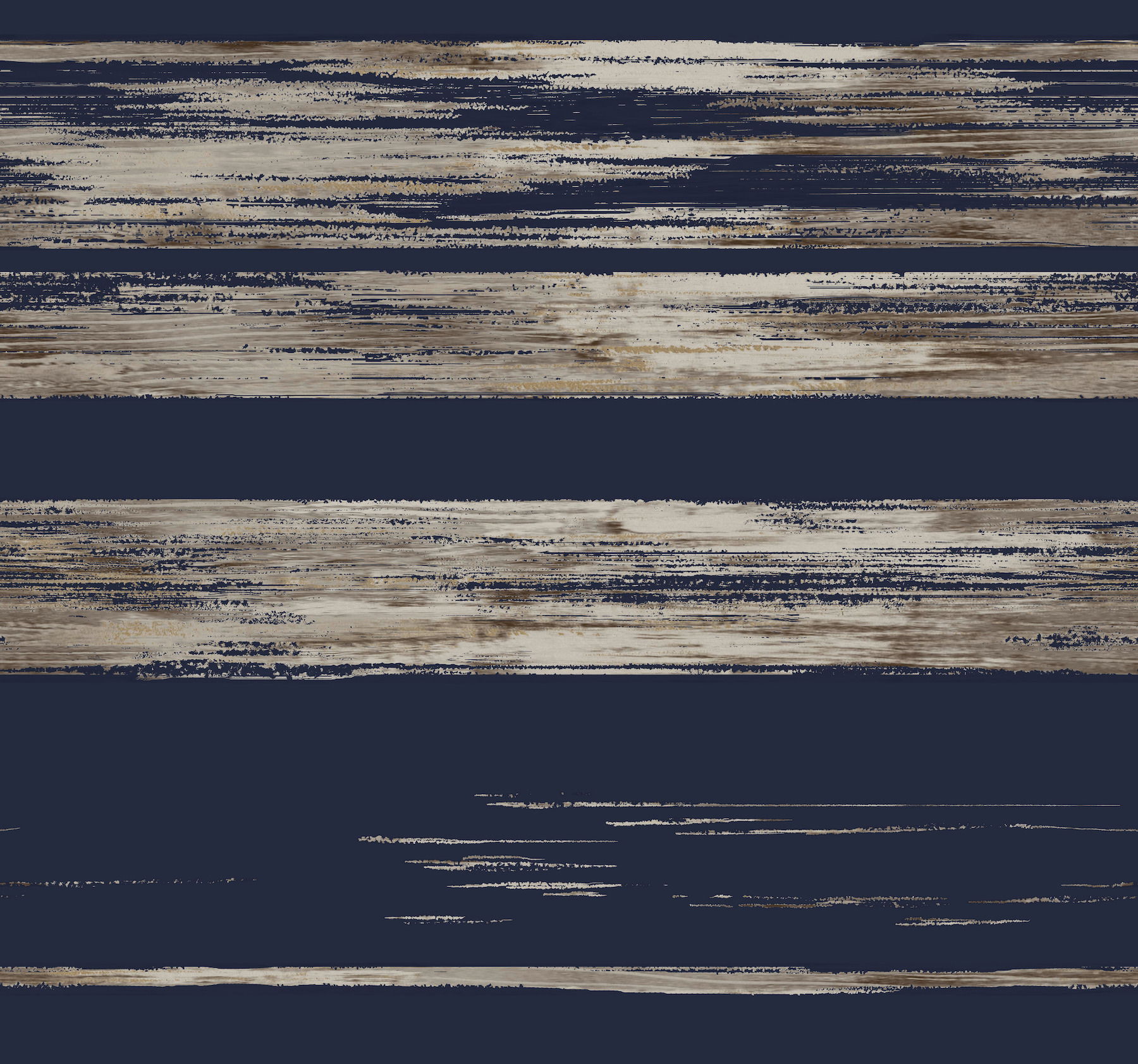 Horizontal Dry Brush Navy Wallpaper, by York Wall, 27' length x 2'3" width x 0.02" depth View 1