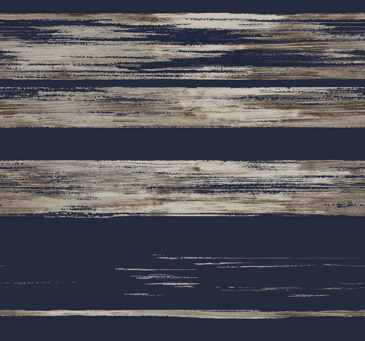 Horizontal Dry Brush Navy Wallpaper, by York Wall, 27' length x 2'3" width x 0.02" depth
