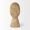Ivan Medium Wooden Head Sculpture, Decorative Object by Mercana, 5.12" length x 4.72" width x 11.81" height thumbnail 8