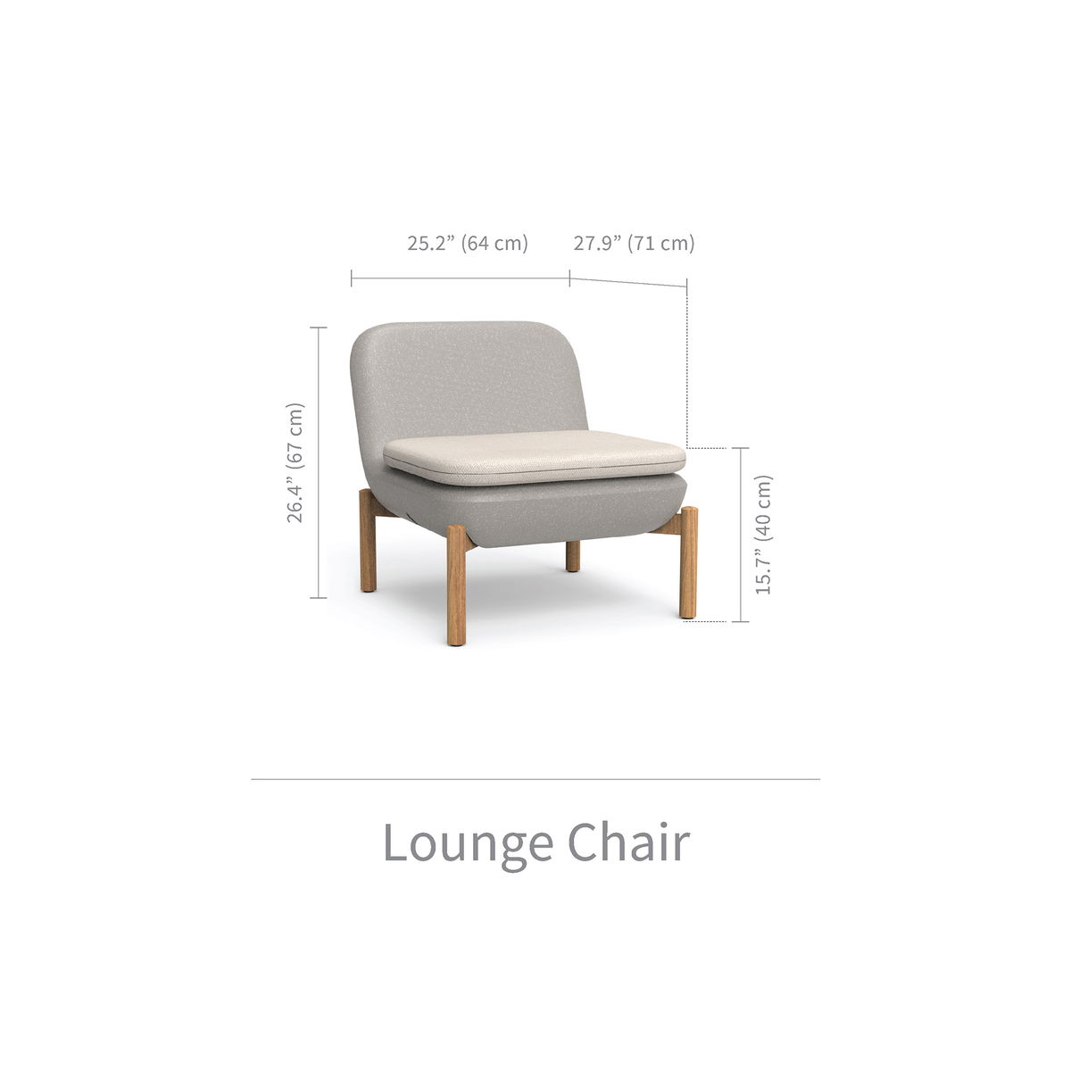 Inou Elements Base Unit Add-on, Outdoor Furniture by Crescent Garden, 2'3.8" width x 2'2.4" height x 2'1.3" depth View 3