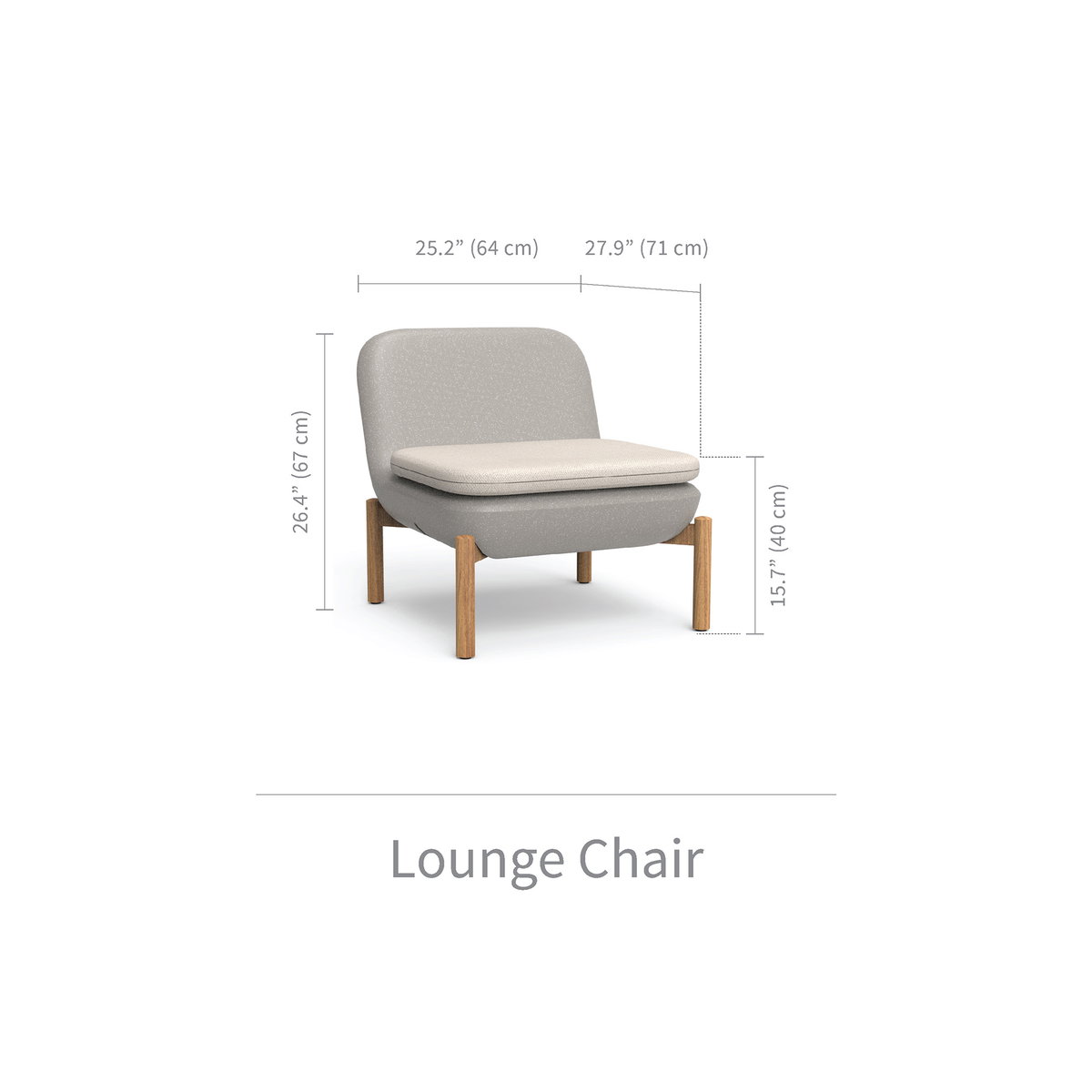 Inou Elements Base Unit Add-on, Outdoor Furniture by Crescent Garden, 2'3.8" width x 2'2.4" height x 2'1.3" depth View 3