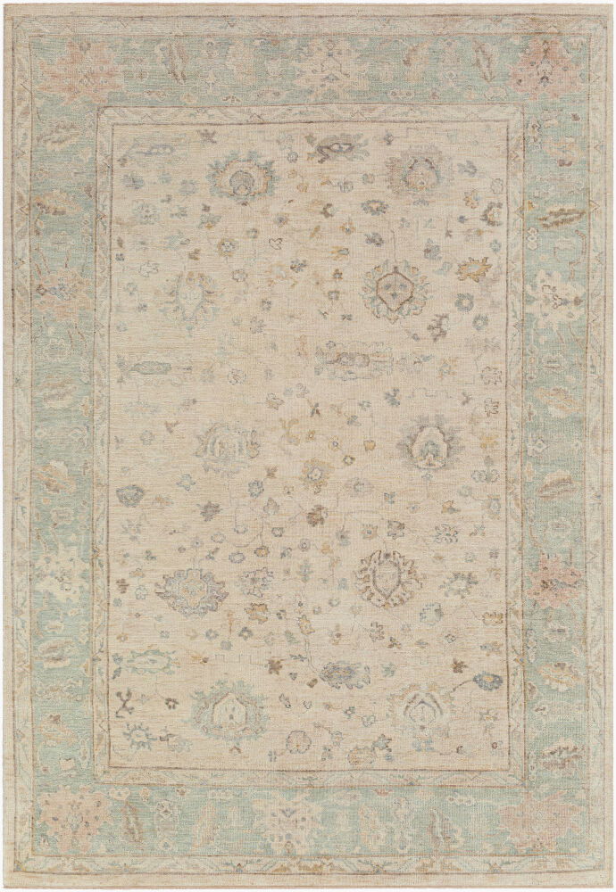 Normandy Handmade Rug, by Surya, 9' length x 6' width