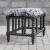 Rancho Faux Cow Hide Small Bench thumbnail 3