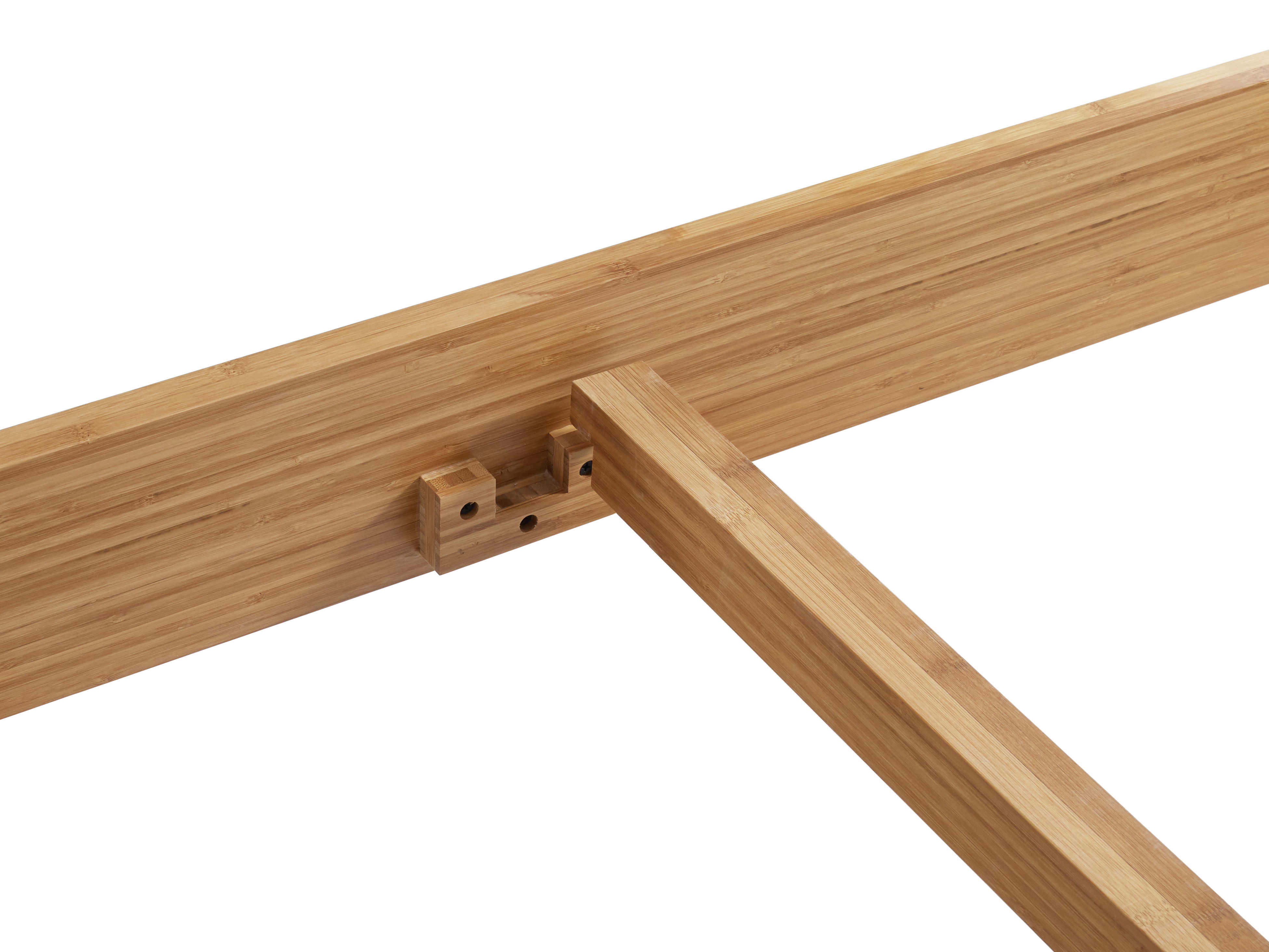 Sienna Queen Platform Bed, Caramelized, by Greenington, 85.5" length x 64.75" width x 40" height View 6