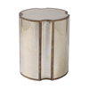 Harlow Mirrored Accent Table, Side & End Table by Uttermost, 20" width x 24" height x 20" depth thumbnail 4