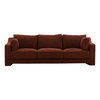 Chandler Sofa Rust, Sofas & Sectional by Dovetail, 102.5" width x 33.5" height x 40.75" depth thumbnail 2