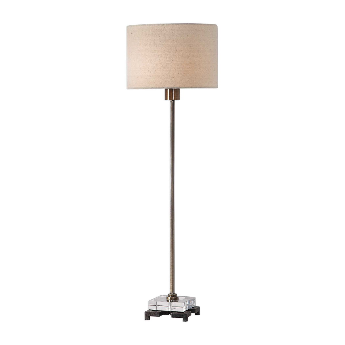 Danyon Brass Table Lamp, by Uttermost, 10" width x 33" height x 10" depth View 1