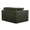Rue Left Arm Facing Chair Deep Green, Sectional Sofa by Moe's Home, 47.6" width x 23.6" height x 41" depth thumbnail 2